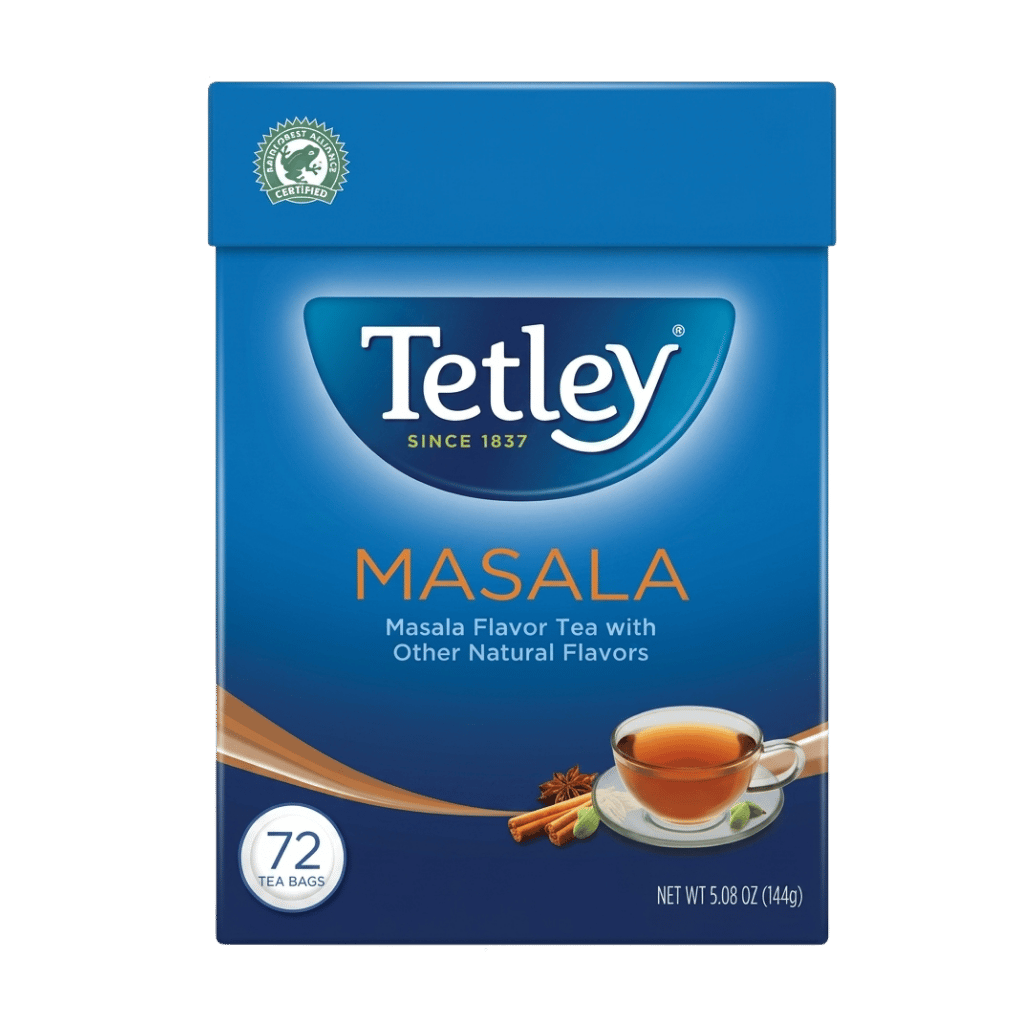 Tetley Masala Black Tea 72 bags buy online USA - 1